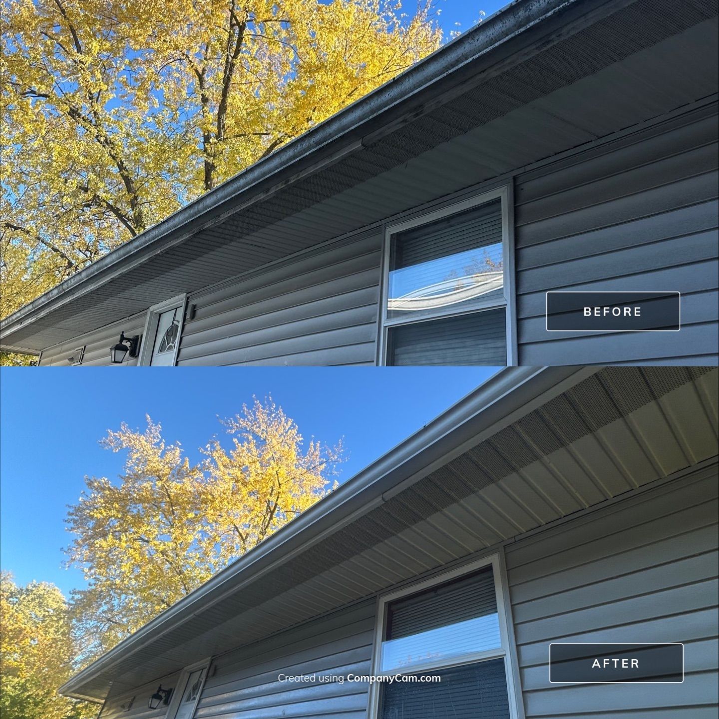 Project in Round Lake Beach by Simmons Power & Soft Washing