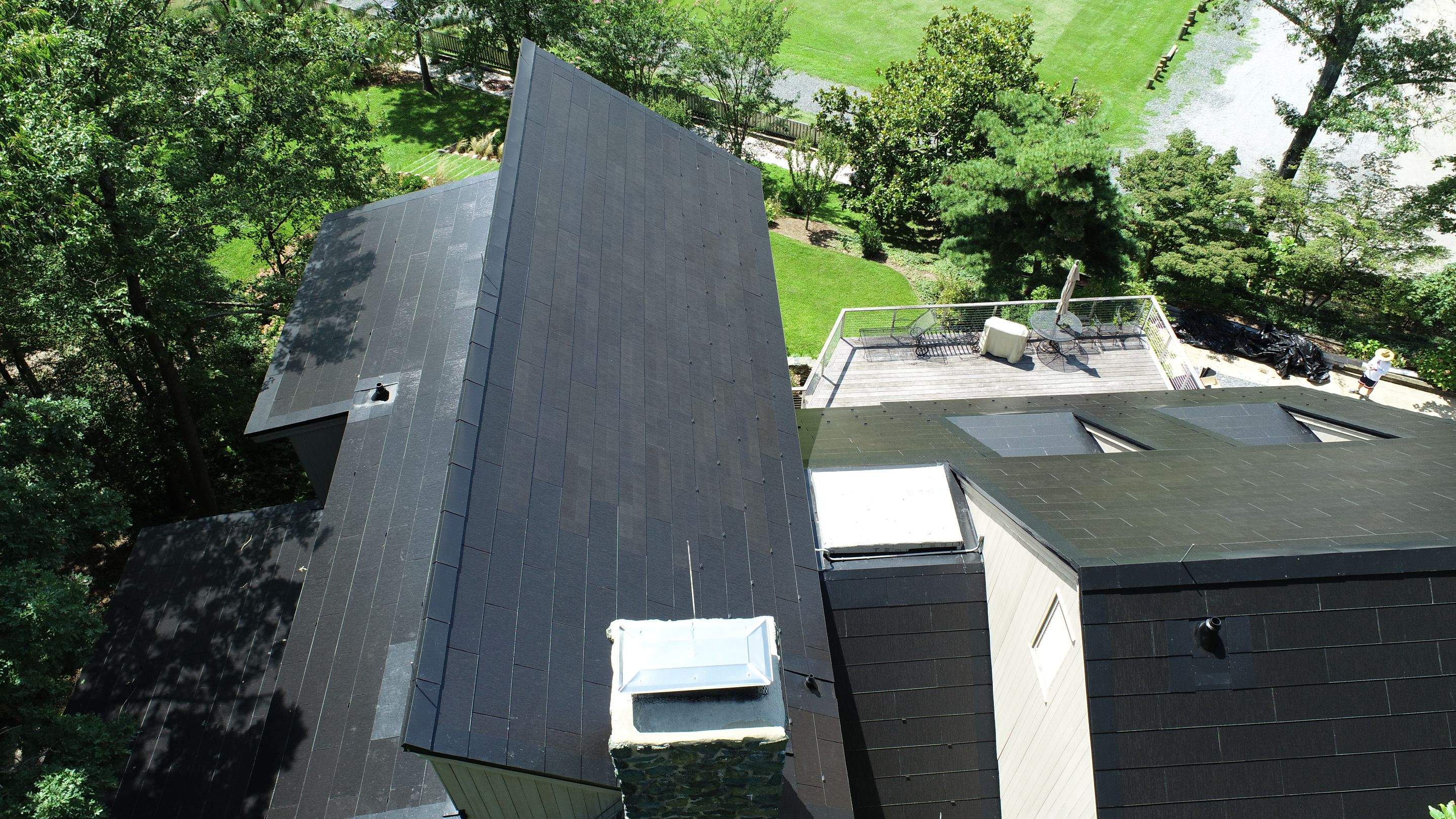 Tesla Solar Roof install Severn River by American Home Contractors