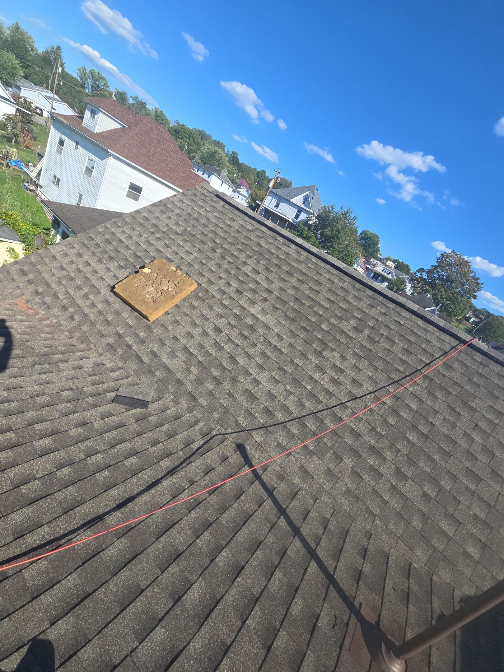 Residential Roofing Installation using GAF Timberline HDZ Weatherer Wood by Rainstoppers Roofing