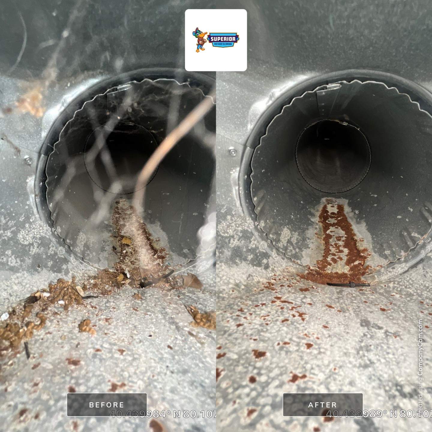 Air Duct Cleaning With a Vacuum Truck in Pittsburgh, PA by Superior Air Duct Cleaning