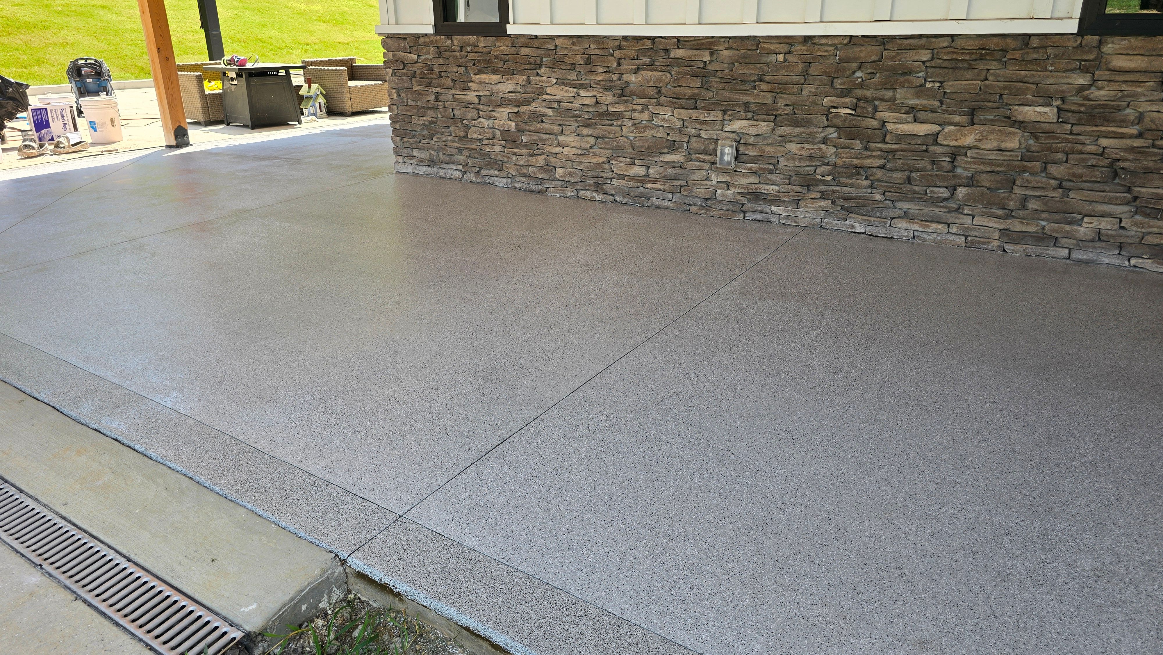 Patio using Feather Gray & Gracious by Elite Floor Solutions