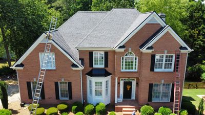 Cumming GA Roof Replacement CertainTeed Landmark Moire Black