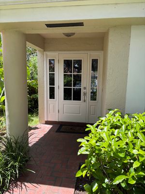Beautiful home in Plantation:Front door and windows