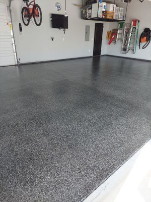 Patio & Garage Coating with Black Mamba