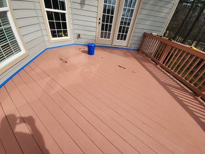 Painted Deck using AcryFin