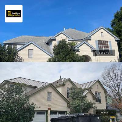 Three Tab Shingles To Metal Standing Seam