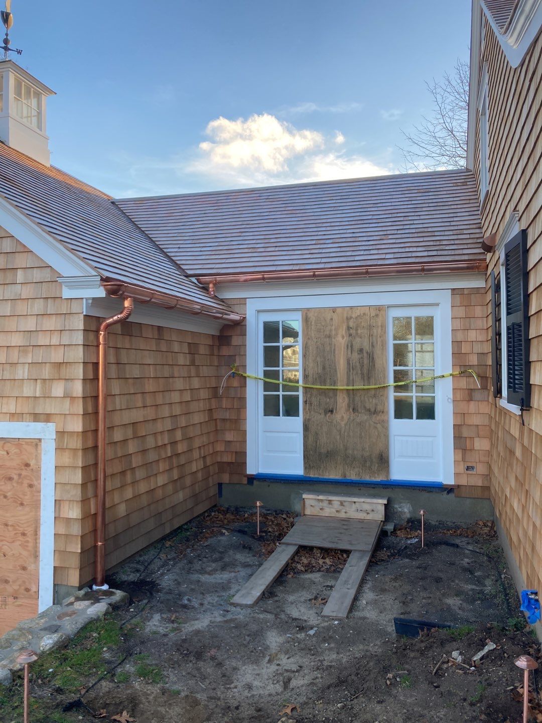 Copper Gutter Installation in Osterville, MA   by Gutter Pro Enterprises