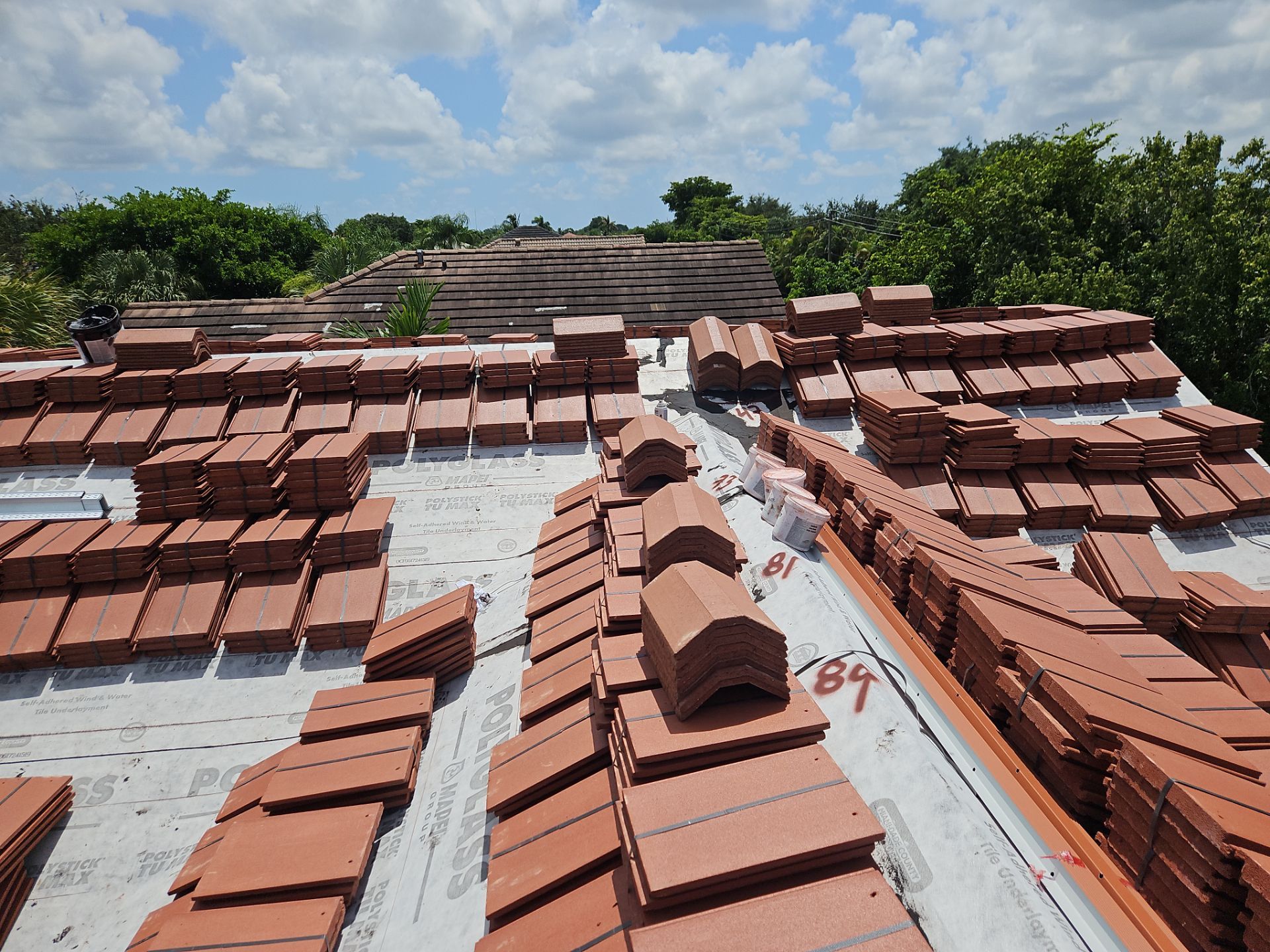 Residential Roofing Installation using Eagle Roofing Tile by BLUES BROTHERS ROOFING