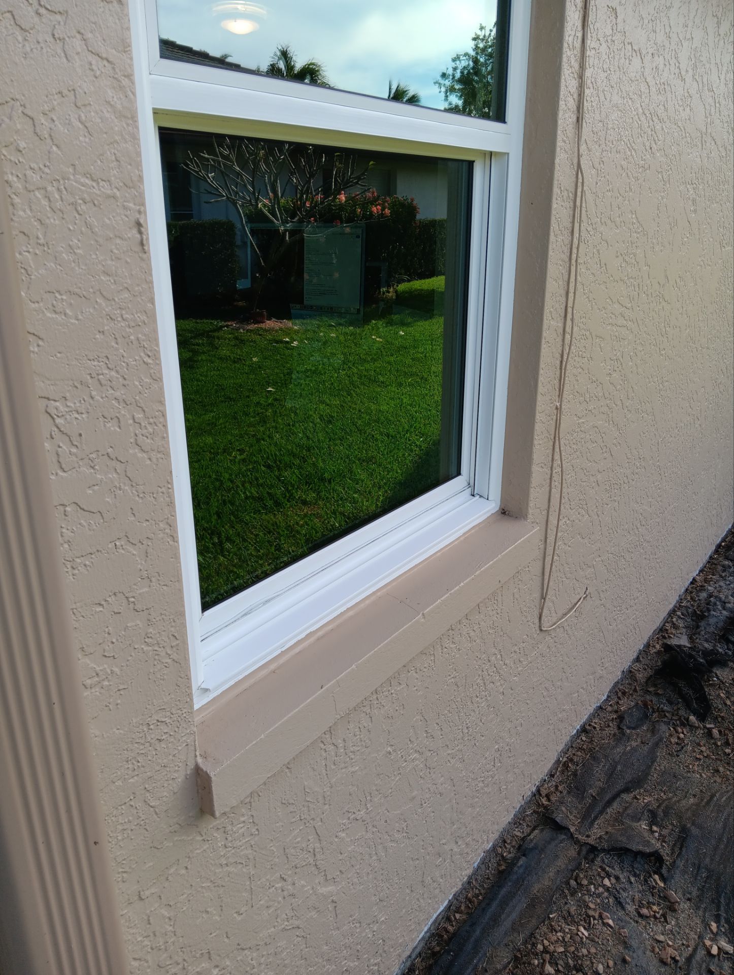 Window Installation using PGT Vinyl by Windows For Life 