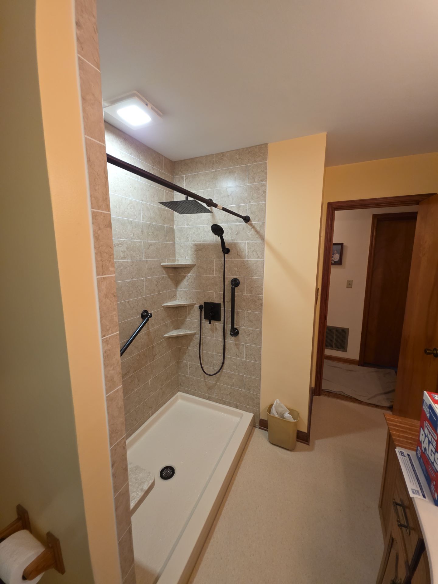 Tub to Shower Renovation by BathPlanet SW Virginia
