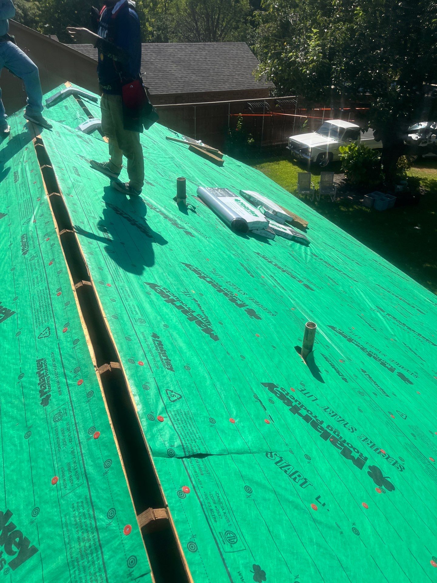 Reroof by Berry Good Roofing 