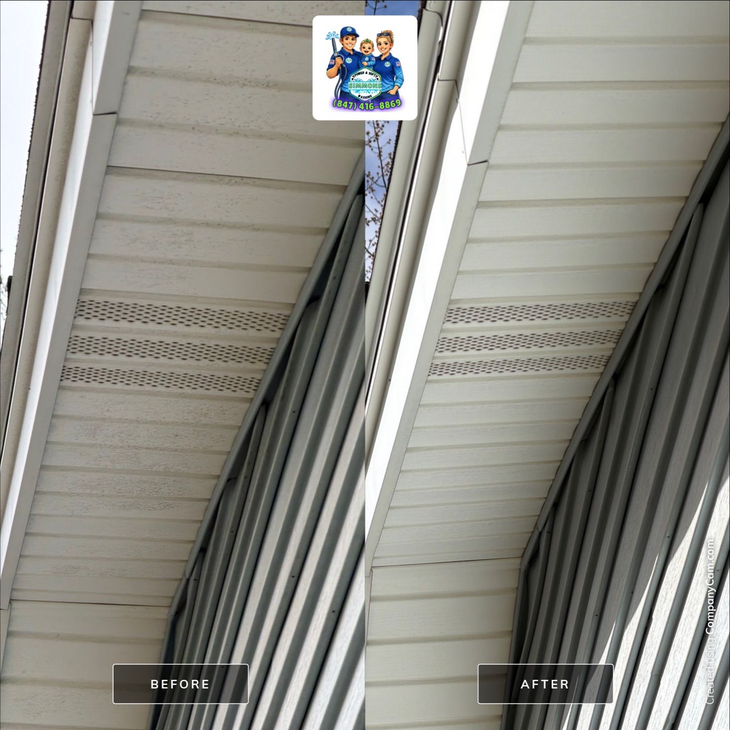 Project in Elk Grove Village by Simmons Power & Soft Washing