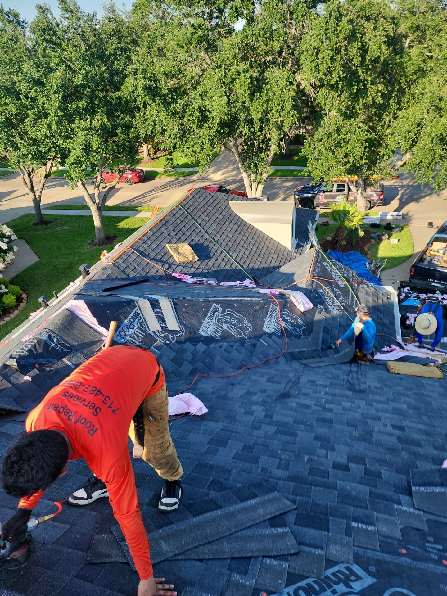 Residential Roofing Repair using Owen's Corning Duration (Lifetime) Shingles by Roof Repair Company