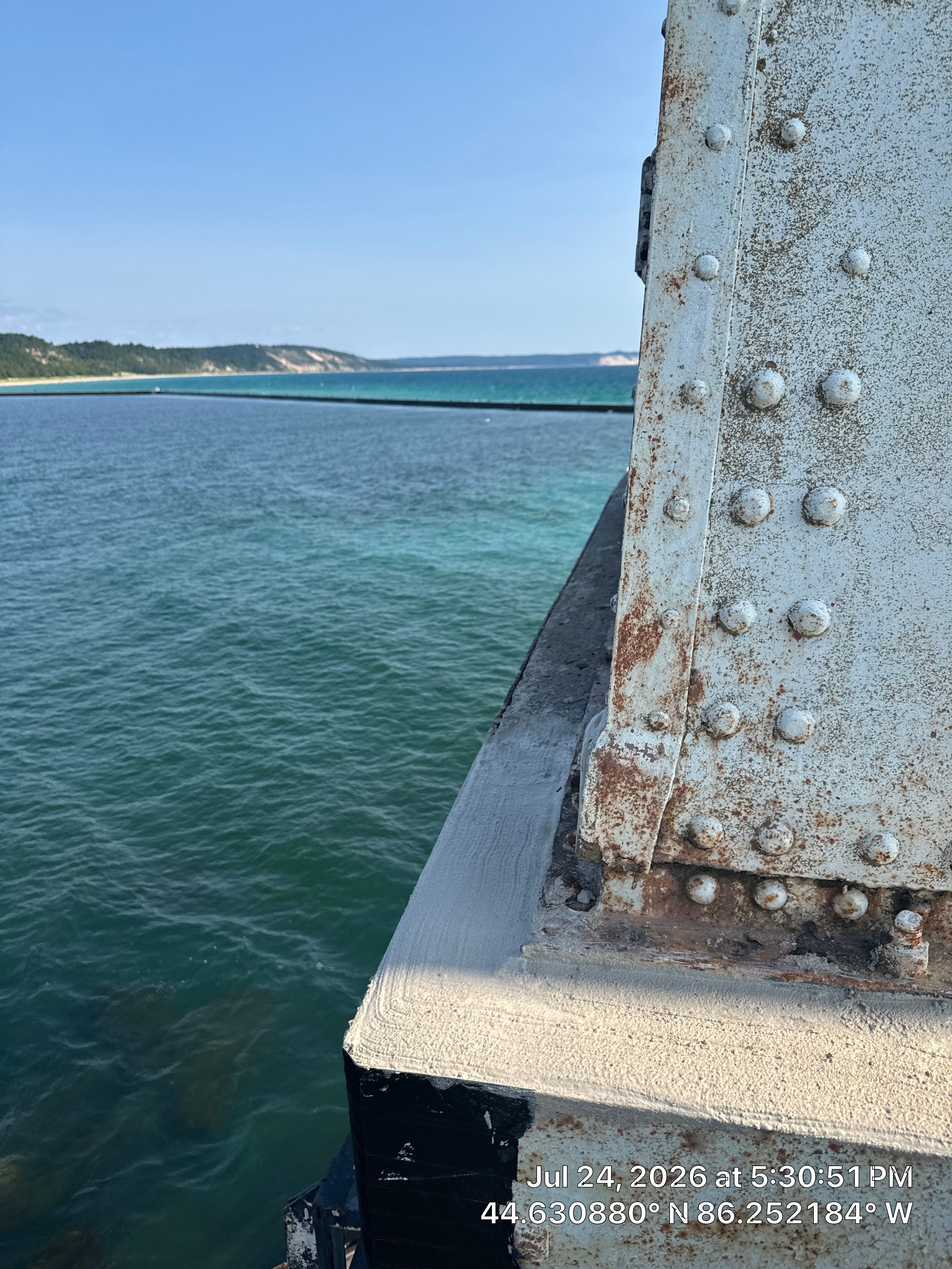 Historical Restoration and Coating of Frankfort North Breakwater Lighthouse by Finkle Preservation & Construction 