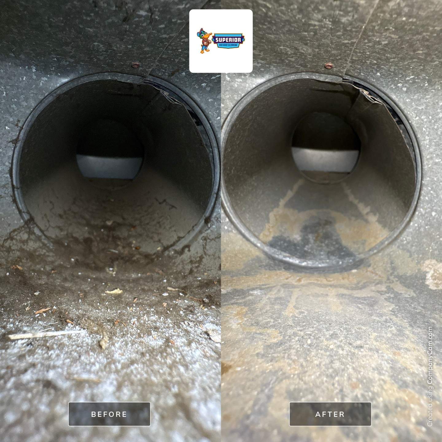 Air Duct Cleaning With a Vacuum Truck in Boardman, OH by Superior Air Duct Cleaning