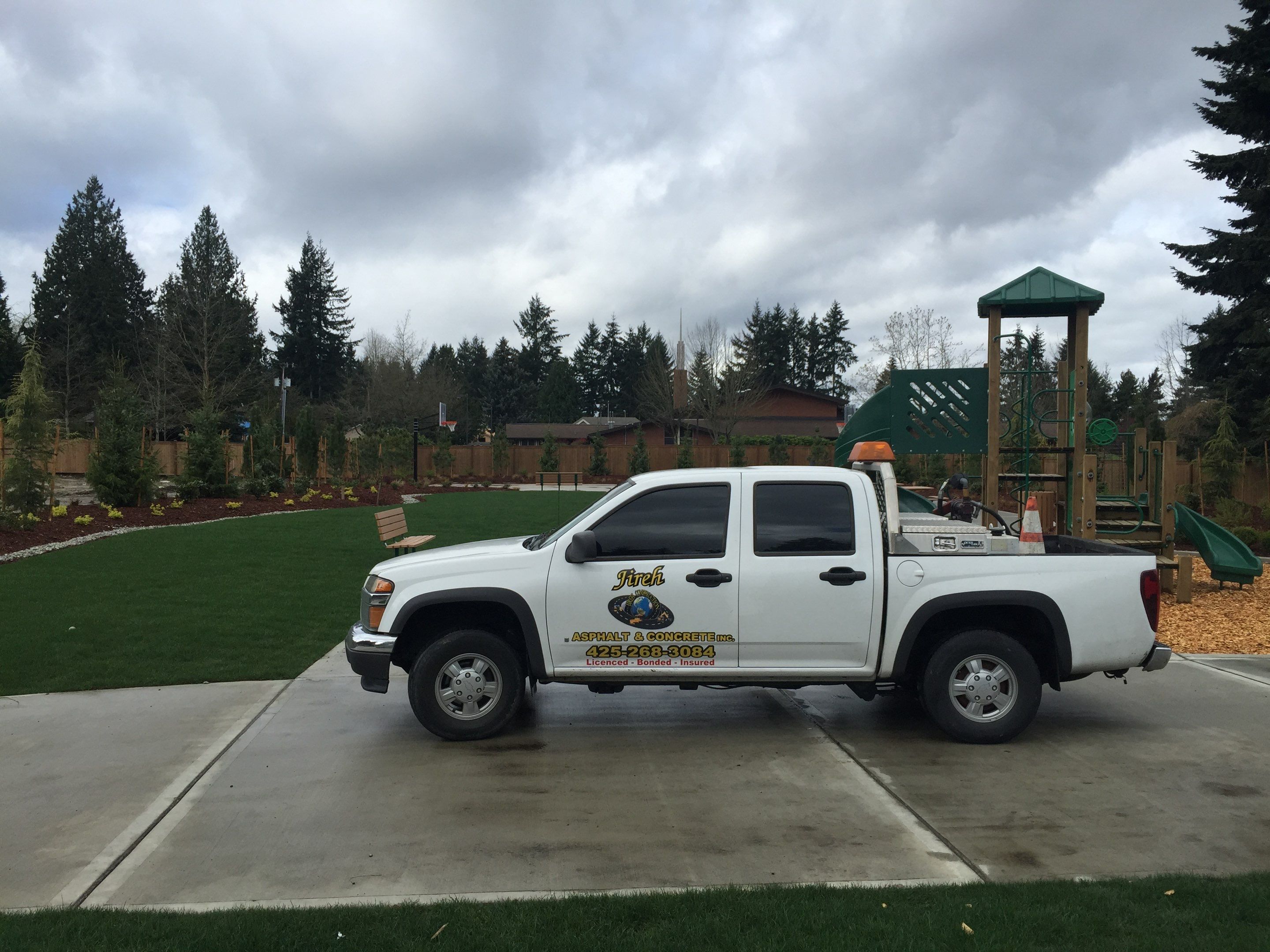 Past Jireh Landscaping Projects  by Jireh Asphalt & Concrete Inc 