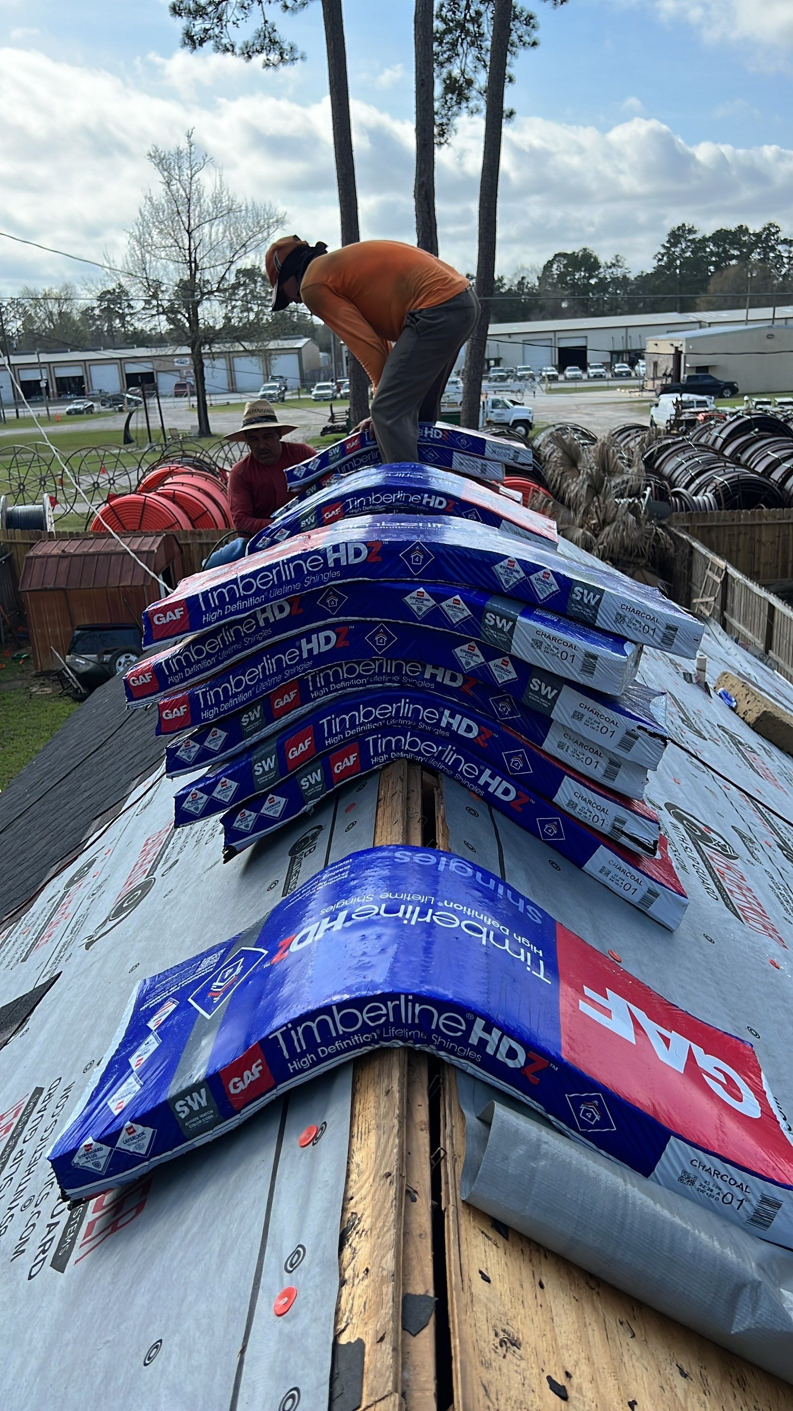 Moss-Covered Roof Made New — Conroe, TX by PL Roofing & SB Roofing, LLC.