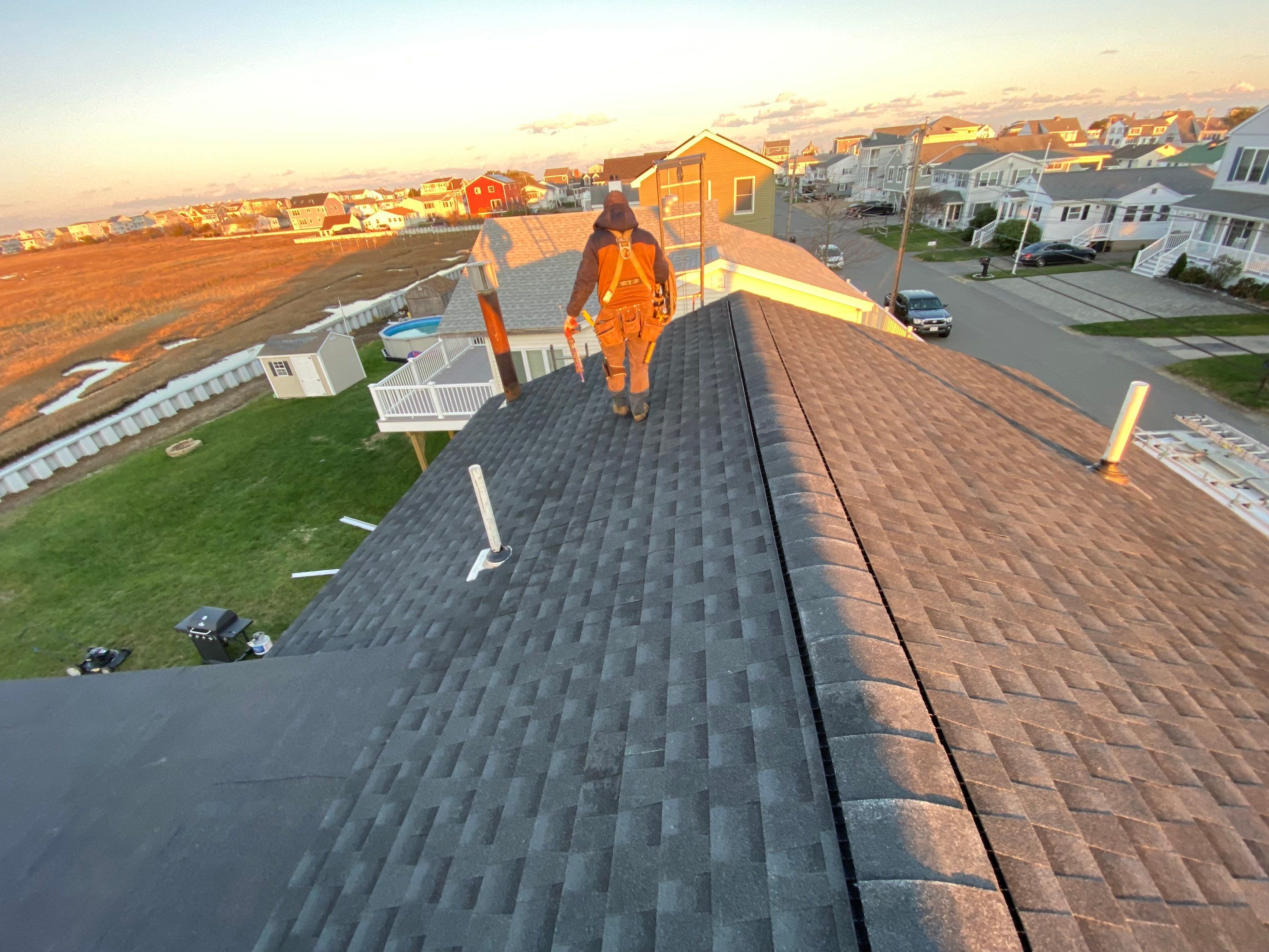 Residential Roofing Installation using GAF Timberline HDZ by Sensible Home Solutions