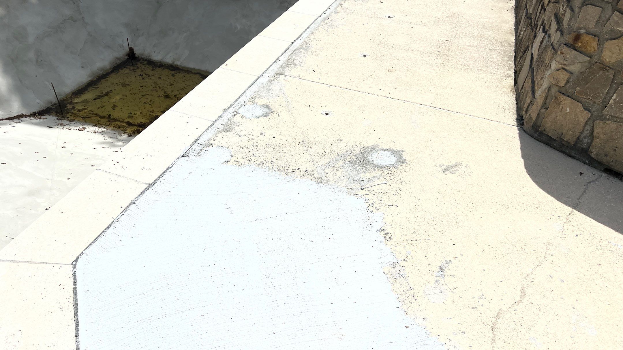 Pool Deck Resurface W/ Custom Scoreline - Olathe, KS by Big Red Decorative Concrete, LLC