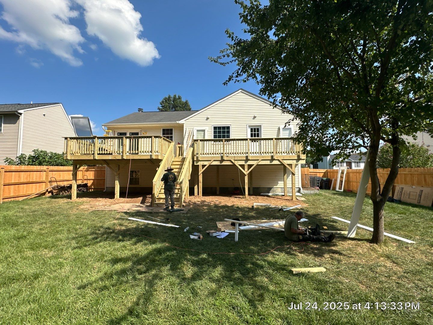 Project in Fredericksburg, VA by City Light Construction LLC