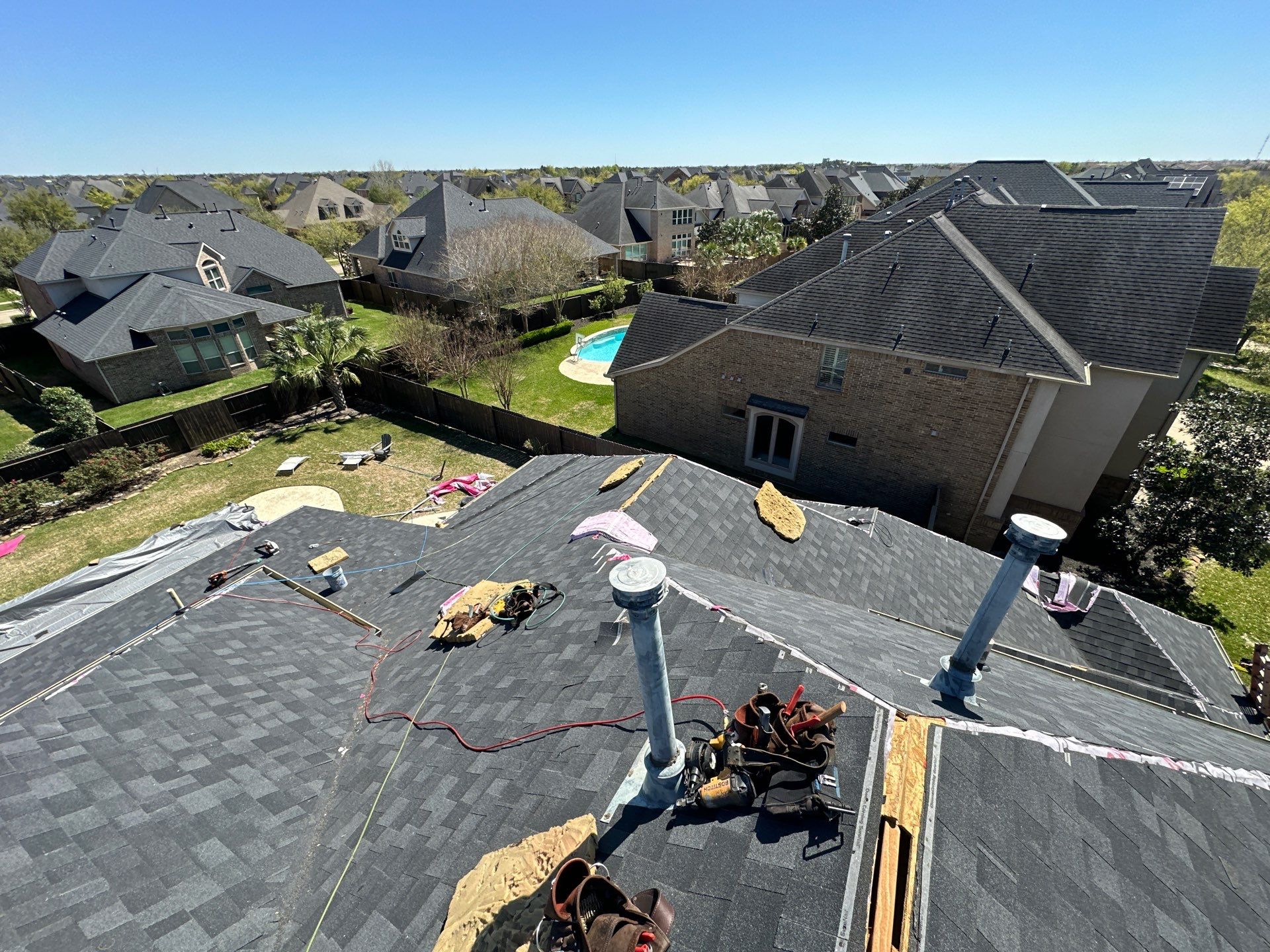 Project in Fulshear by Motion Roofing