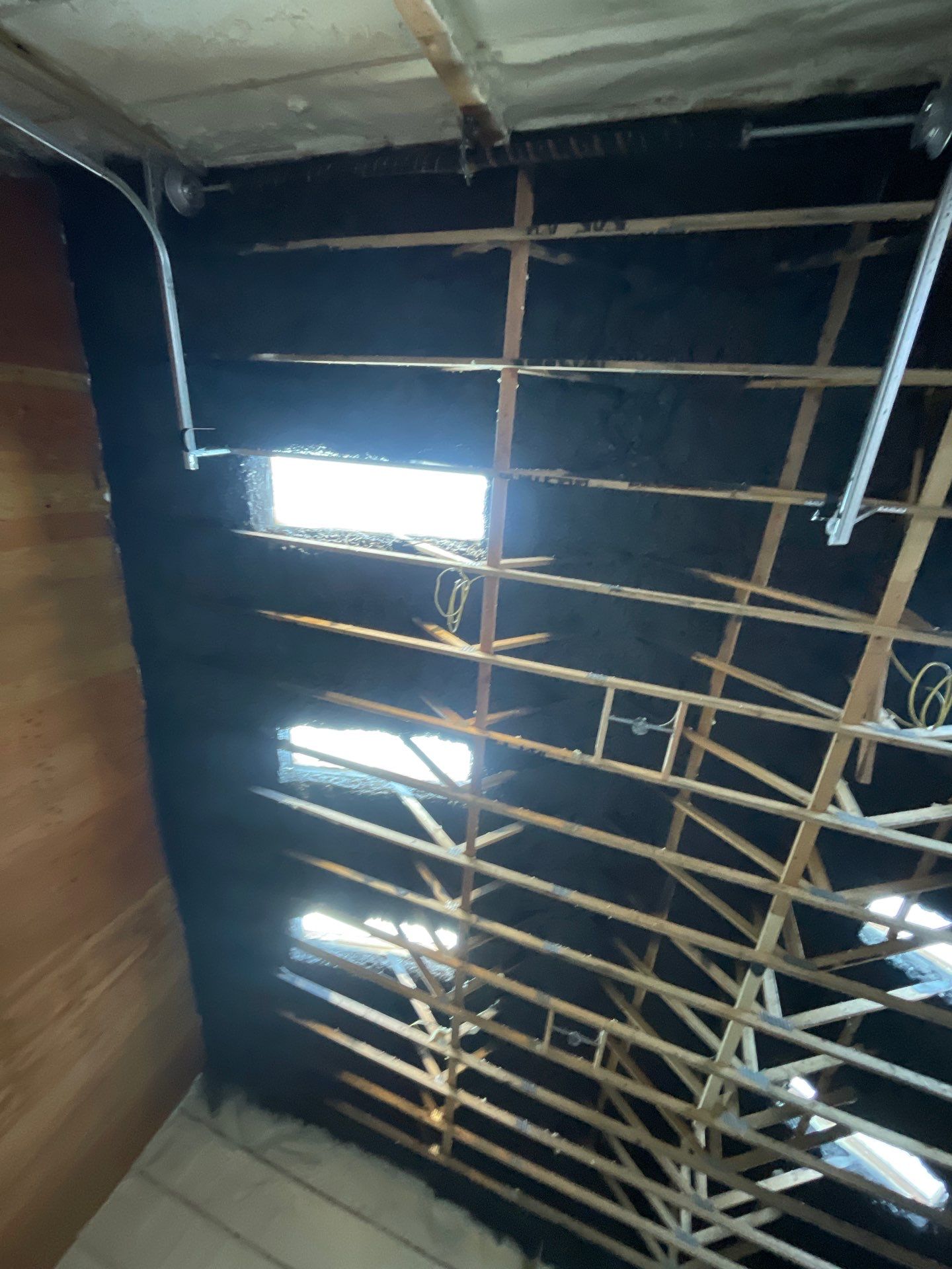 Open Cell Spray Foam to a Pole Barn by NYS Foam & Energy