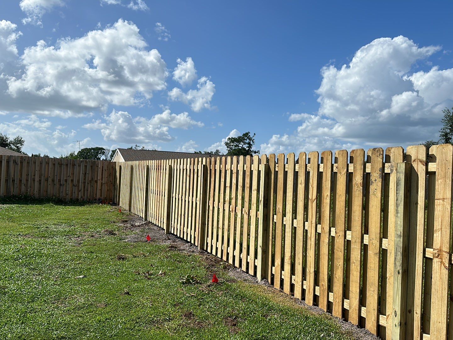 Wood Fence Installation using Wood Pressure Treated Fence  by Asap fence and gates, LLC