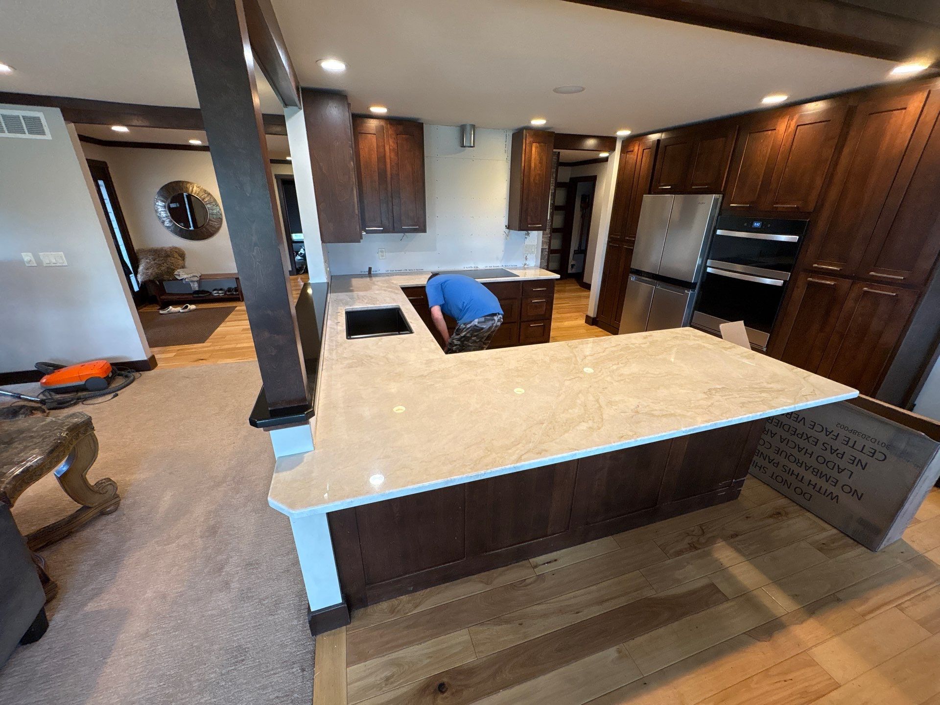 Project in Algona by Stone & Steel