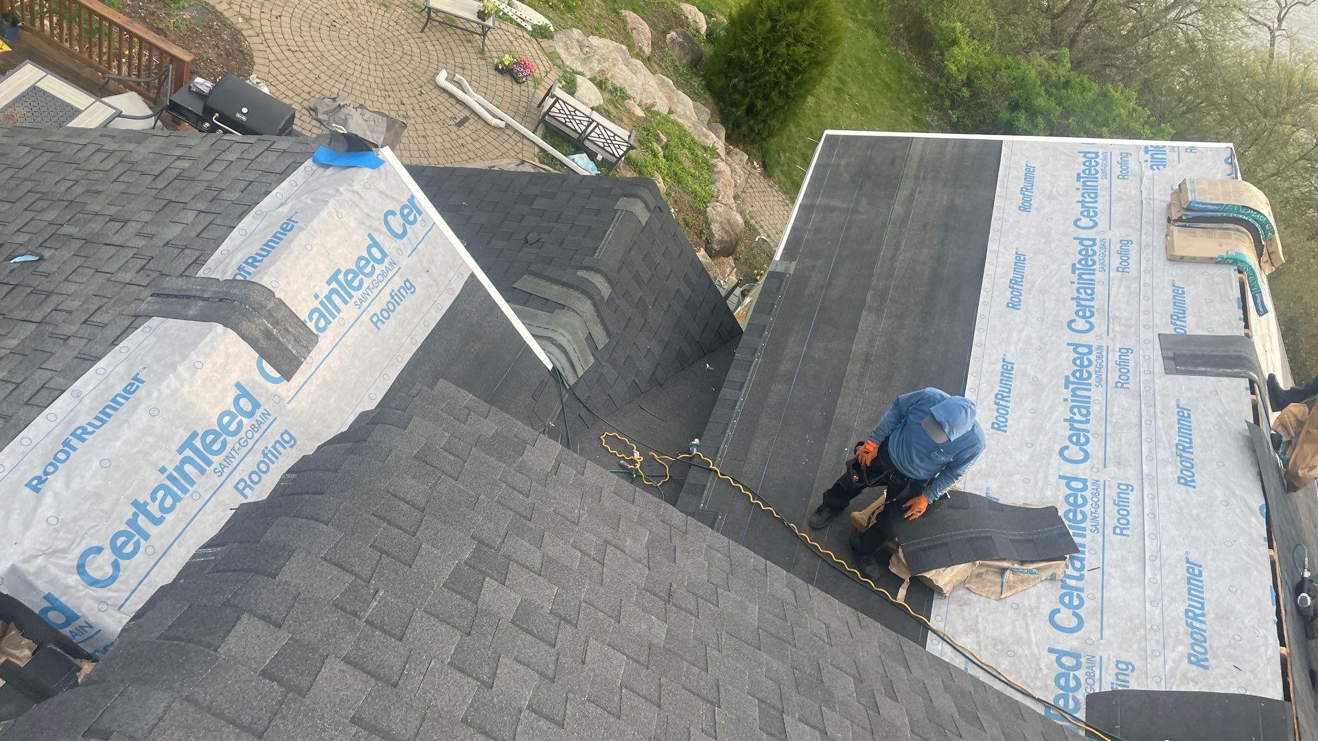 Roof Replacement using CertainTeed Landmark by 180 Contractors