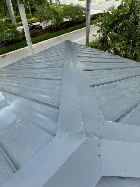 Charcoal Gray Standing Seam by Reimagine Roofing