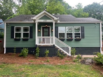 Exterior Painting using Sherwin Williams SuperPaint and Porch Repairs