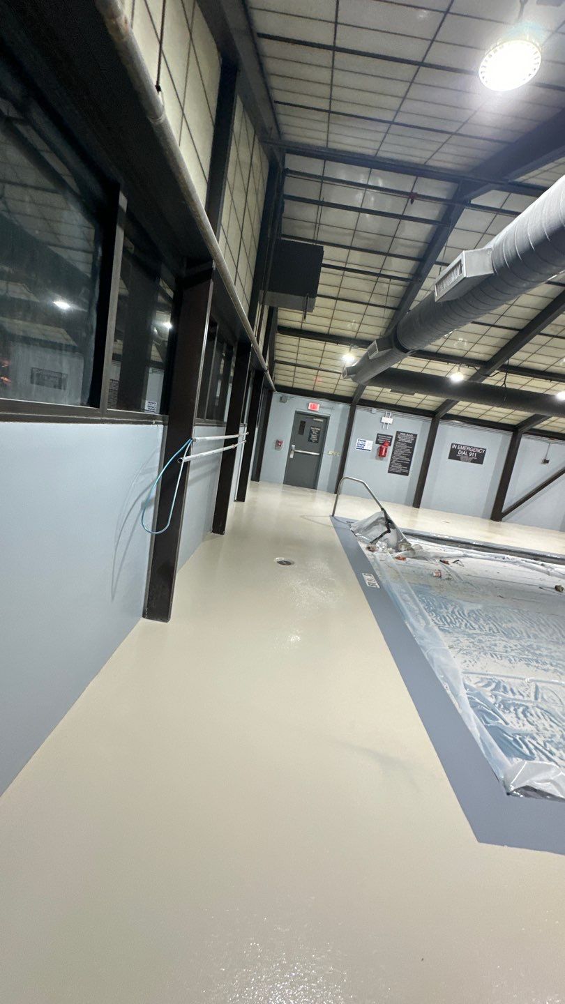 Hotel Pool Deck Project in Mason by Floors in a Day, Inc