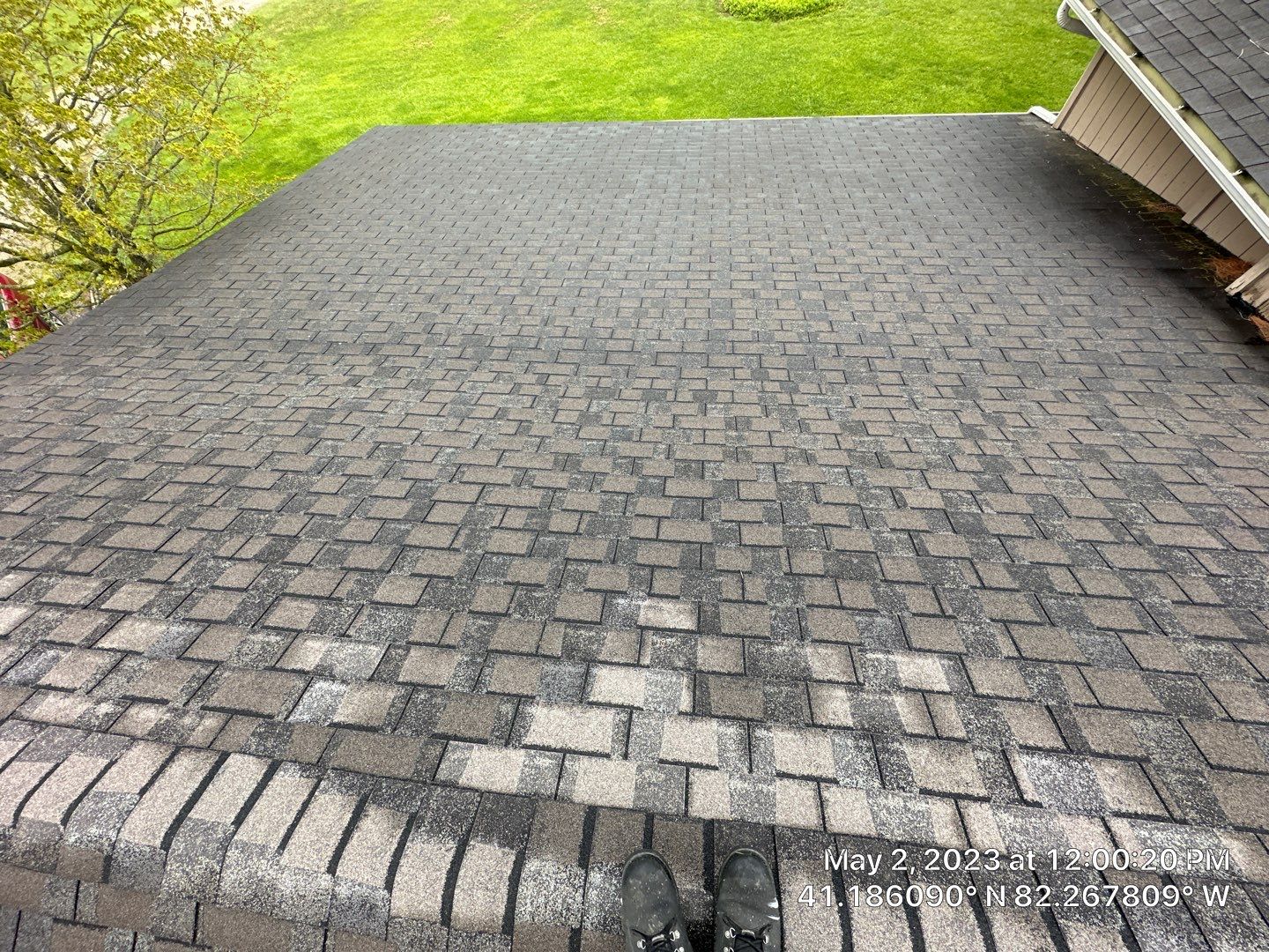 Residential Roof Replacement using Owens Corning Duration, Black Sable by Absolute Roofing and Construction