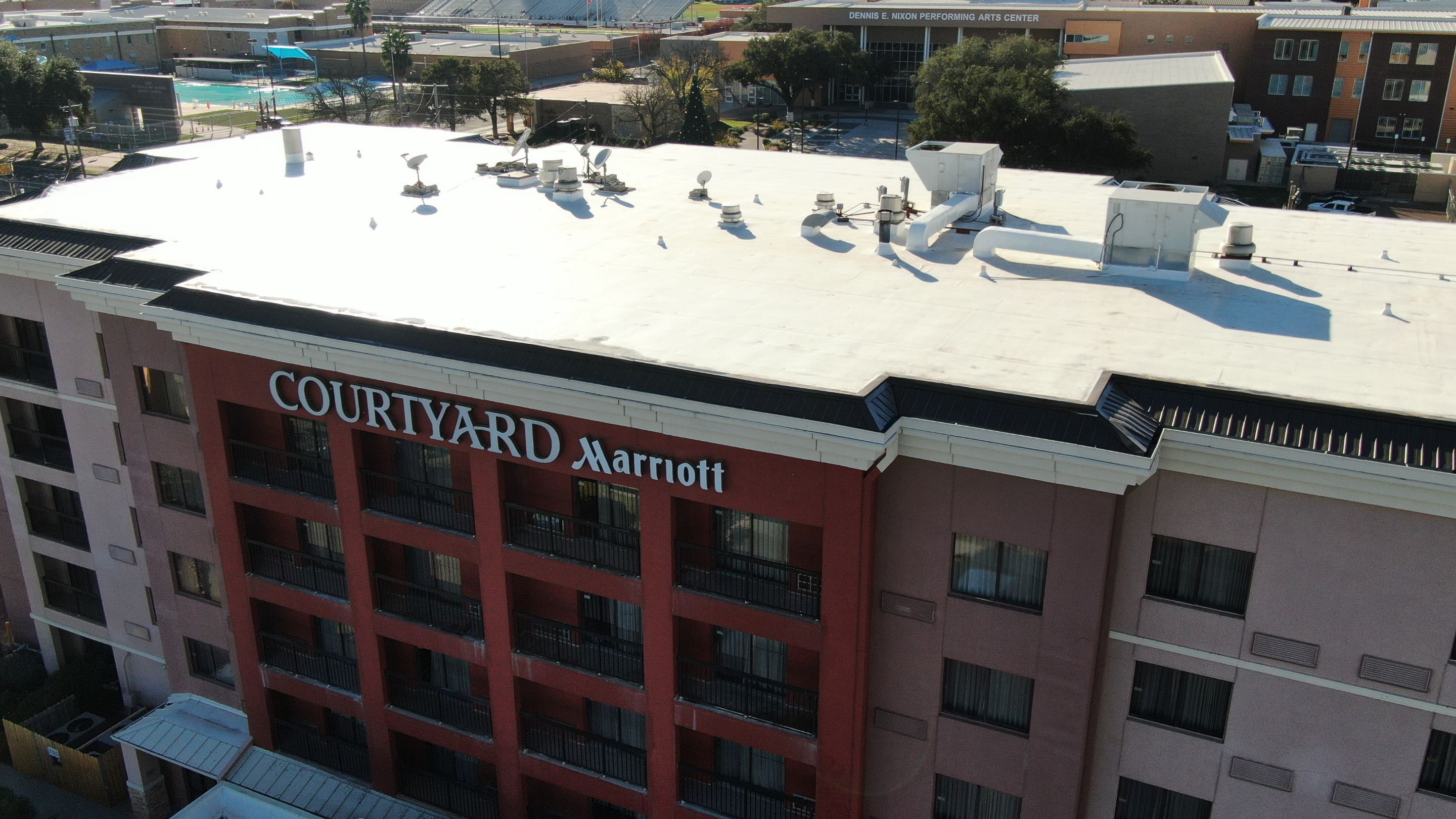 Commercial Roofing Installation using Thermoplastic Polyolefin - GAF by JM Flores Roofing & Construction, Inc