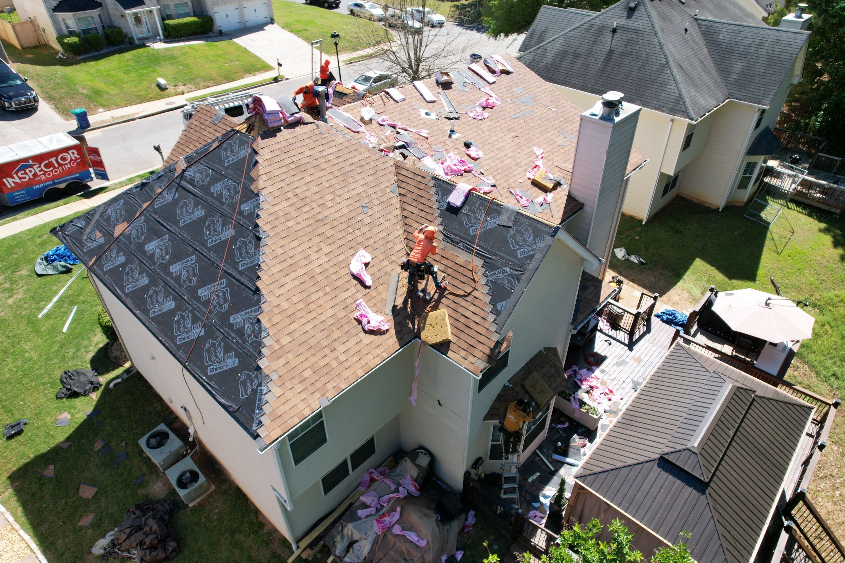 Residential Roof Replacement using Owens Corning by Inspector Roofing and Restoration