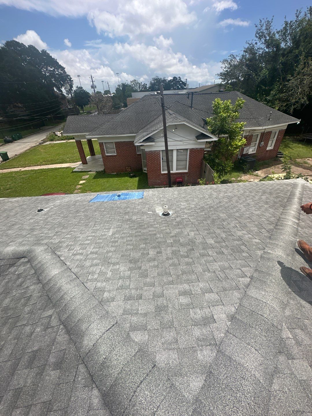 Hail Damage using Owen's Corning Duration (Lifetime) Shingles by Roof Repair Company