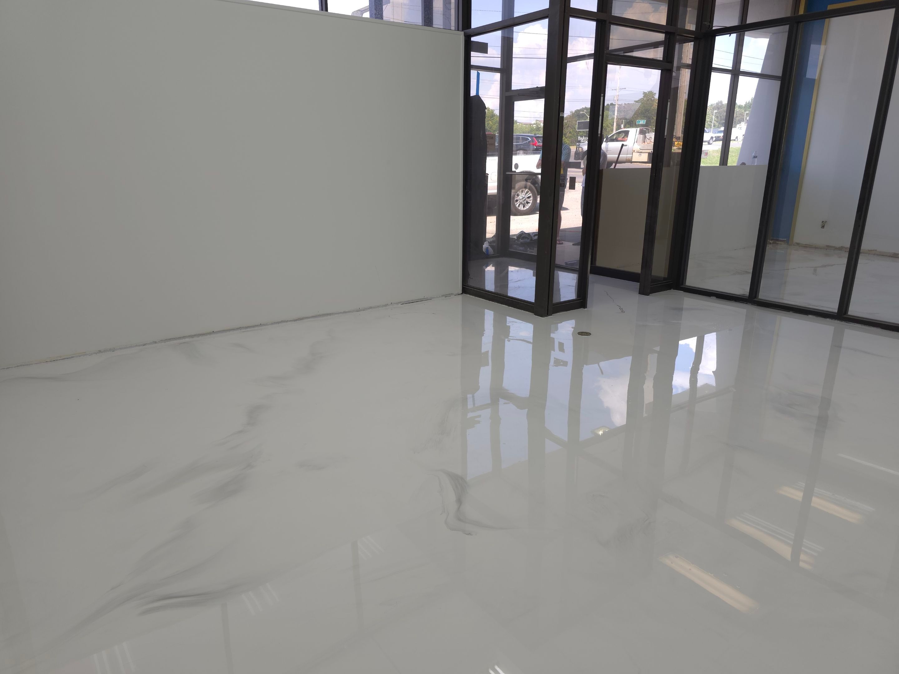 Jewelry Store Floor Gets a Beautiful Upgrade Using Metallic Epoxy by Elite Floor Solutions