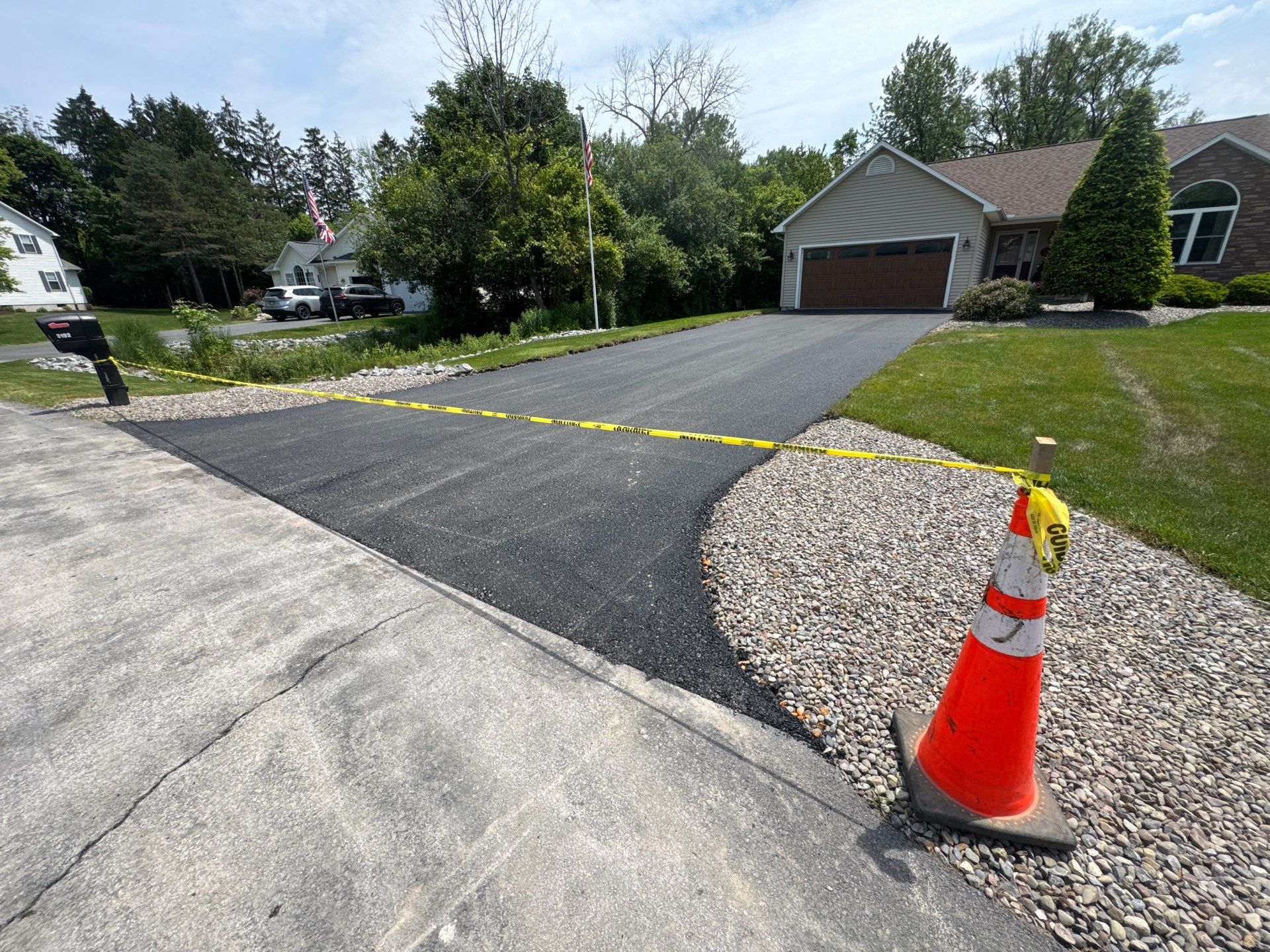 Asphalt Driveway Prep by Case Construction