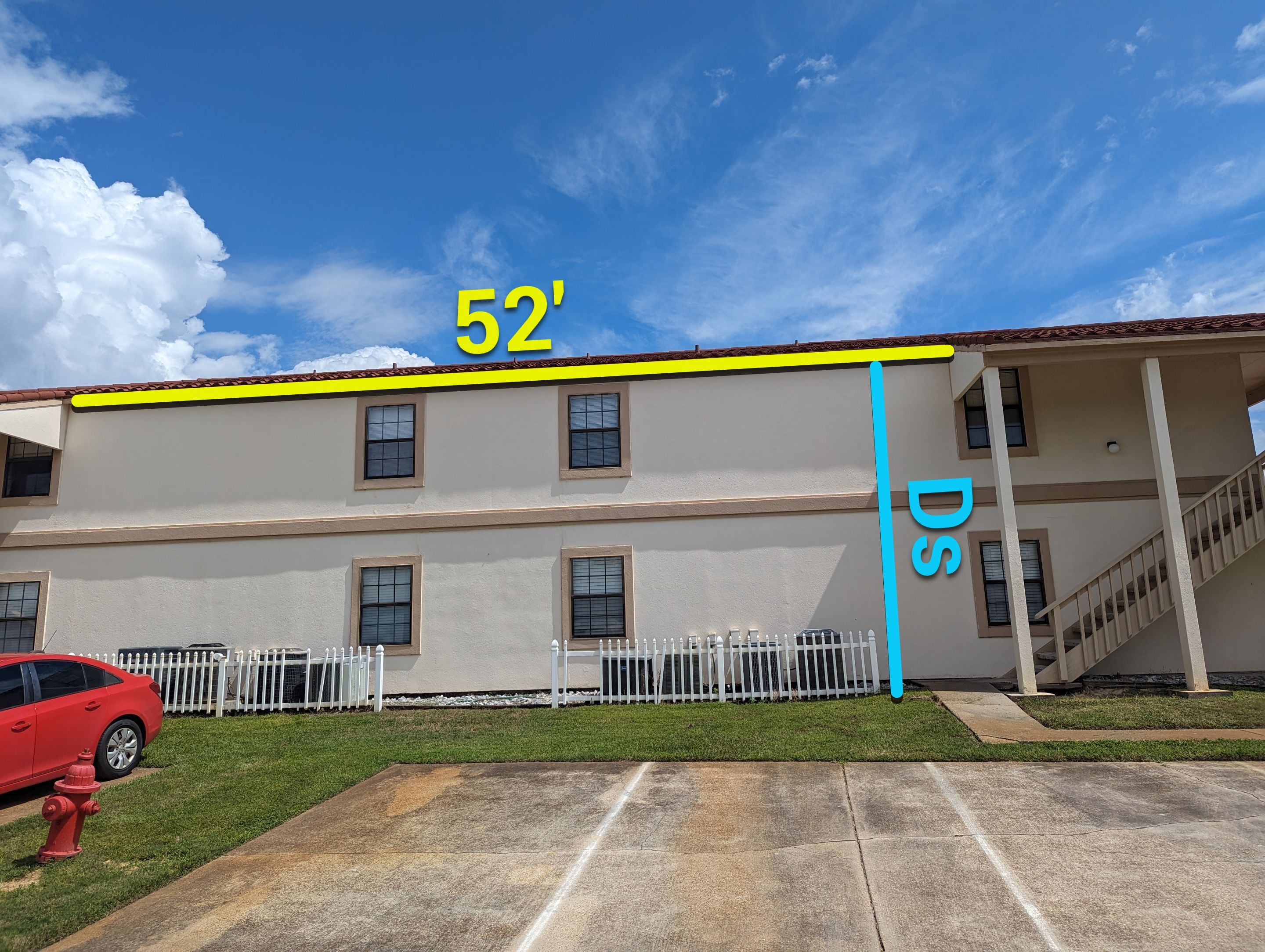 SandTone Seamless Gutter Installation in Panama City Beach FL by Gutter Professors