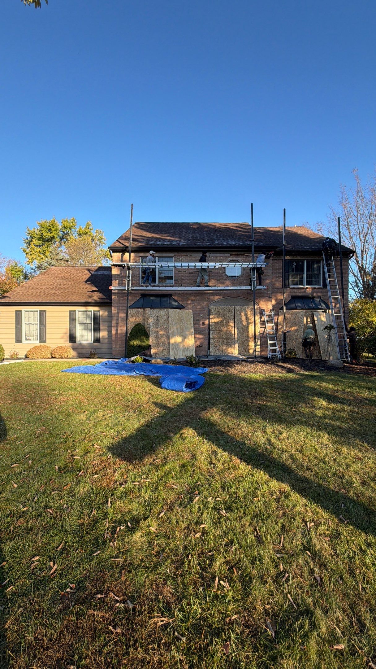 Full Exterior Renovation with GAF Roofing System in North Wales by North Star Roofing