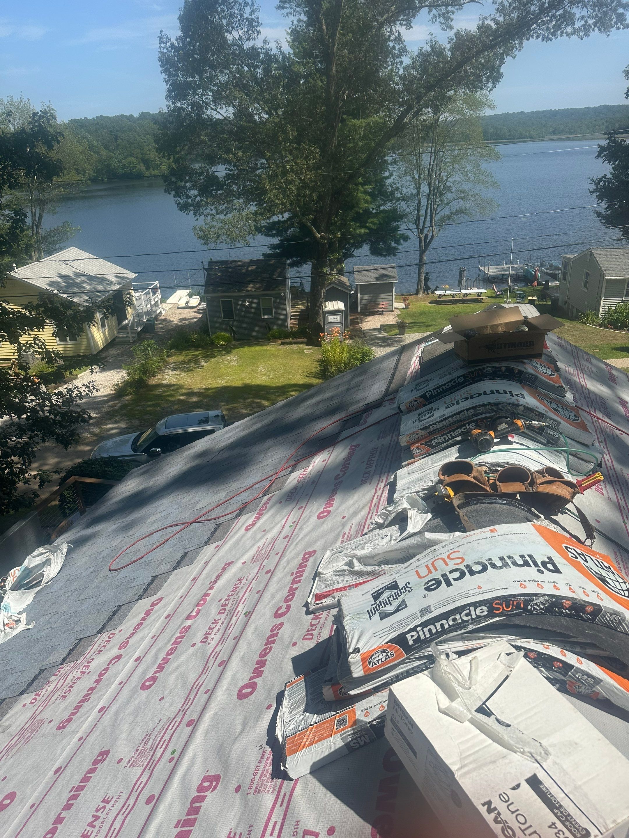 Owens Corning Duration: Harbor Blue in East Haddam by Golden Shield Roofing