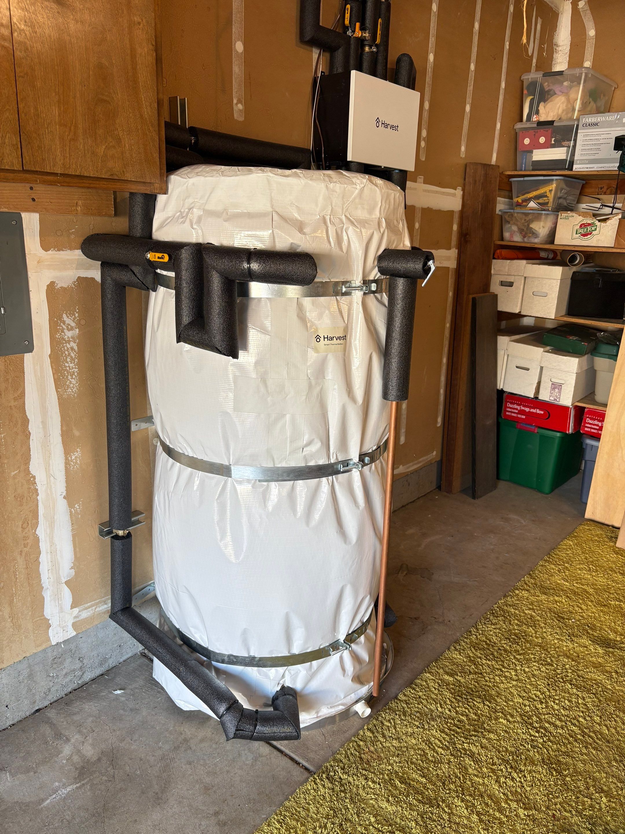 Harvest Thermal Install in Petaluma by Green Core Heating & Air