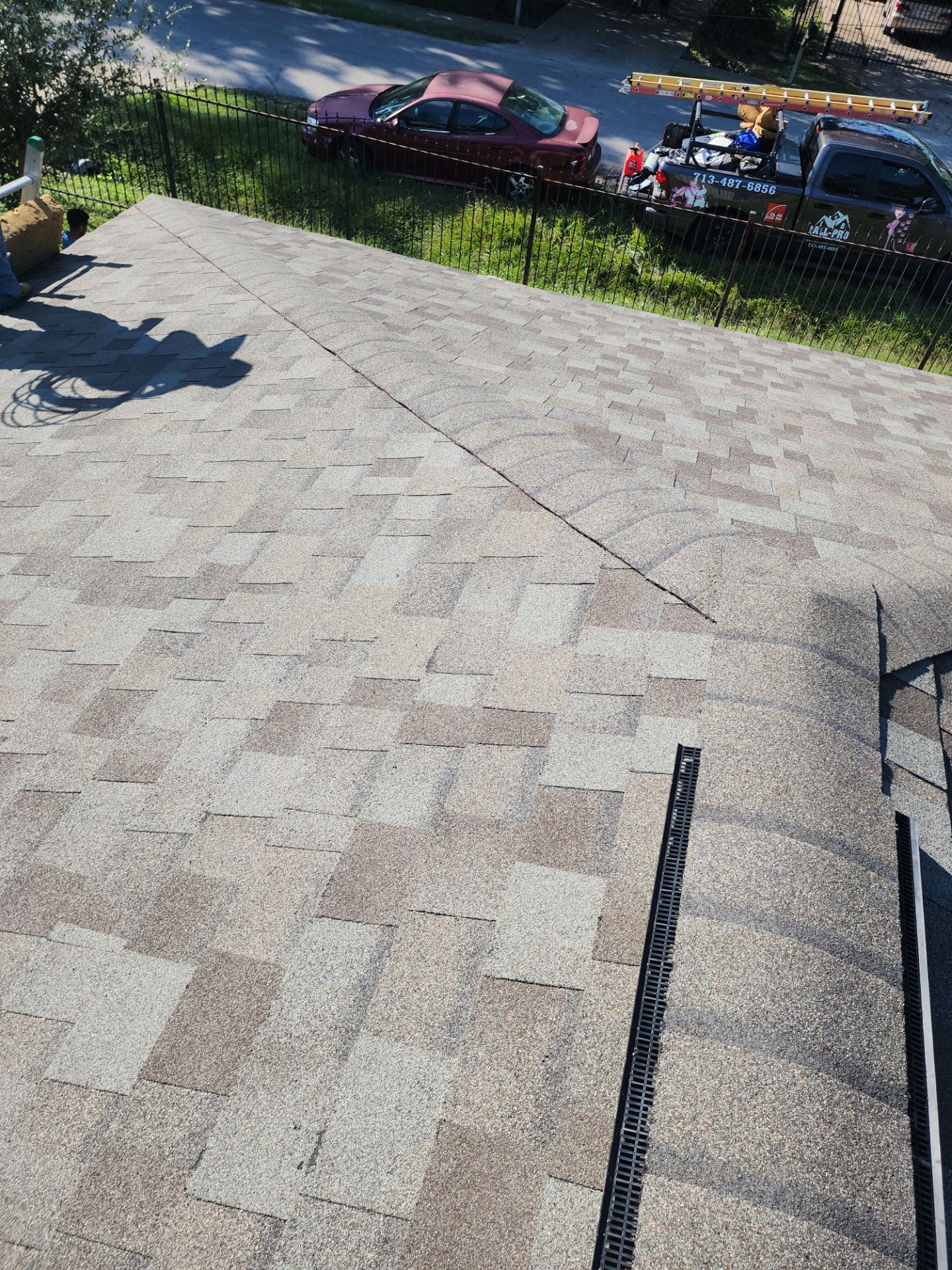 Residential Roofing Installation using Owen's Corning Duration (Lifetime) Shingles by Roof Repair Company