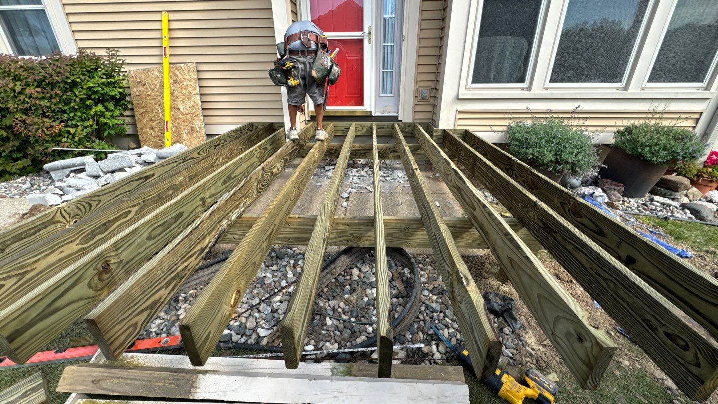 Trex Decks on a Condo by Acme Exteriors