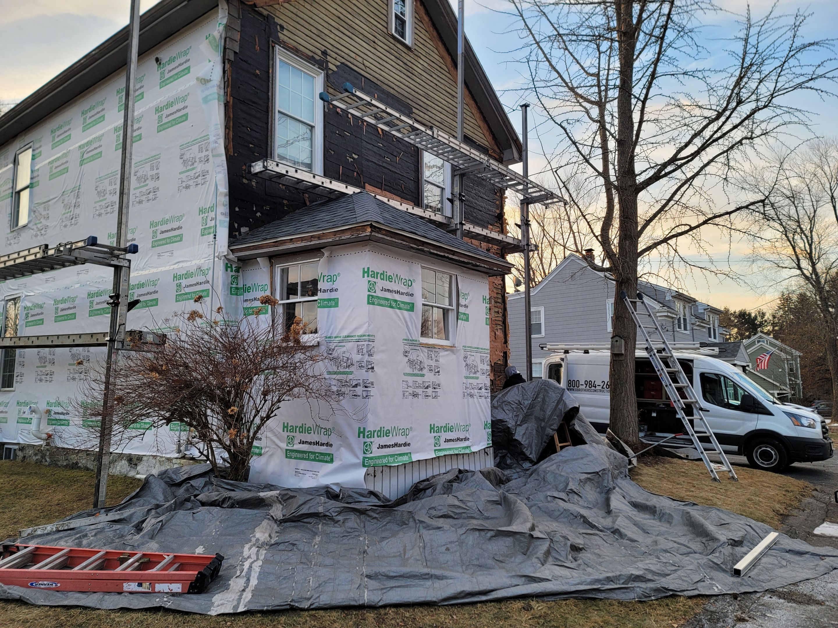 Siding Installation using James Hardie by UBrothers Construction