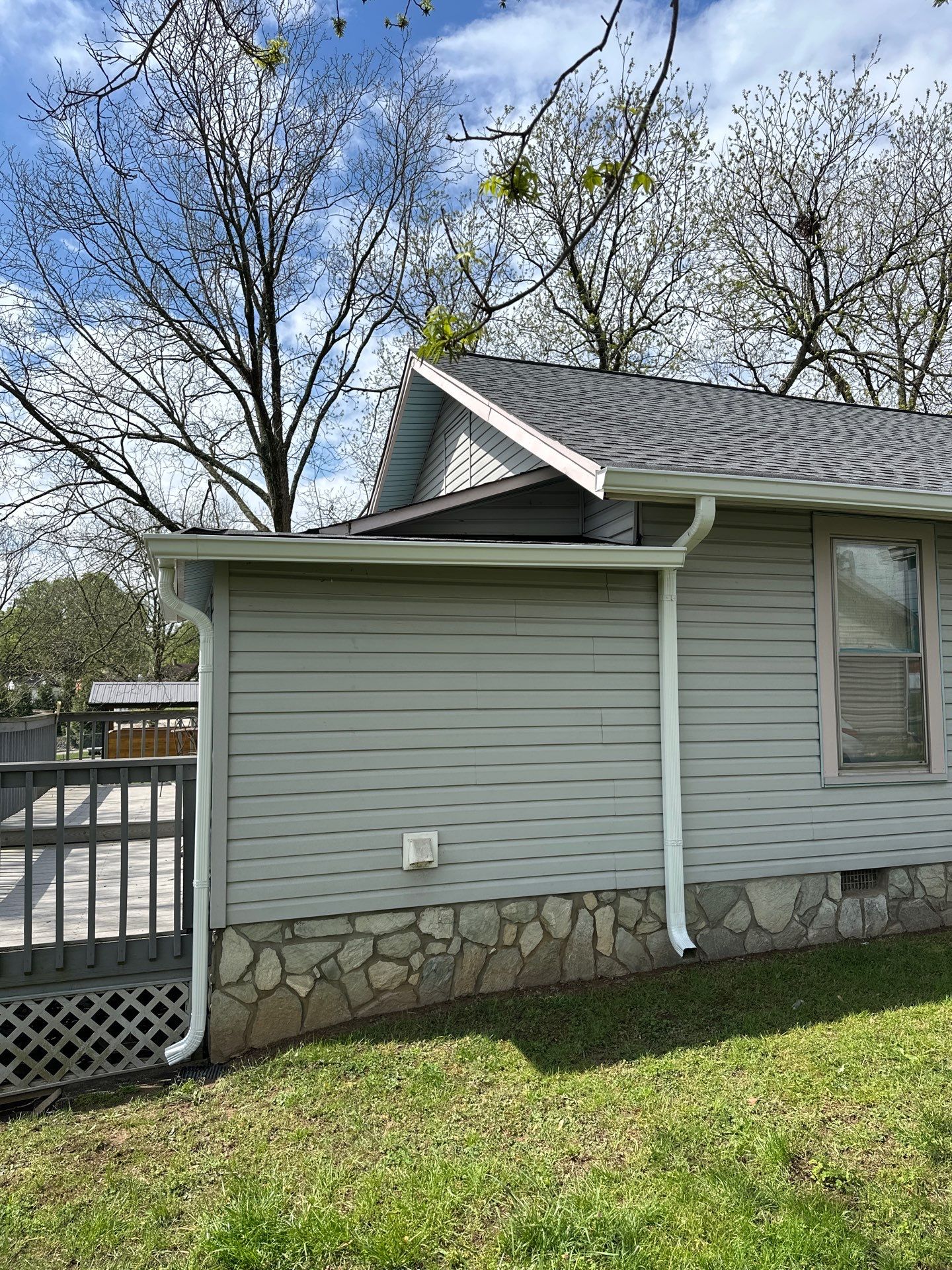 6" Seamless Low Gloss White Gutters and Guards  by Peak 2 Peak Services LLC