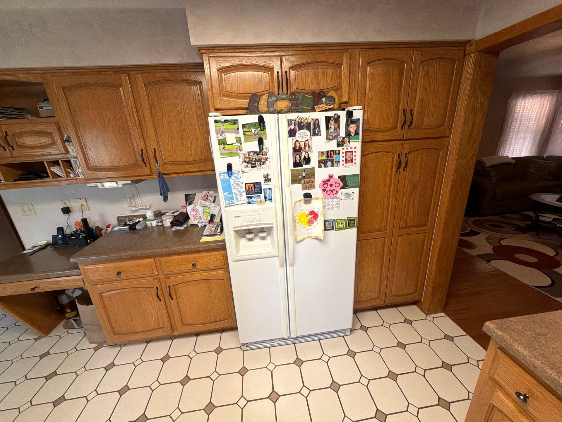 Kitchen Cabinet Painting and Hardware Update in Sioux Falls by Select Painting, Coatings & Garage Cabinets
