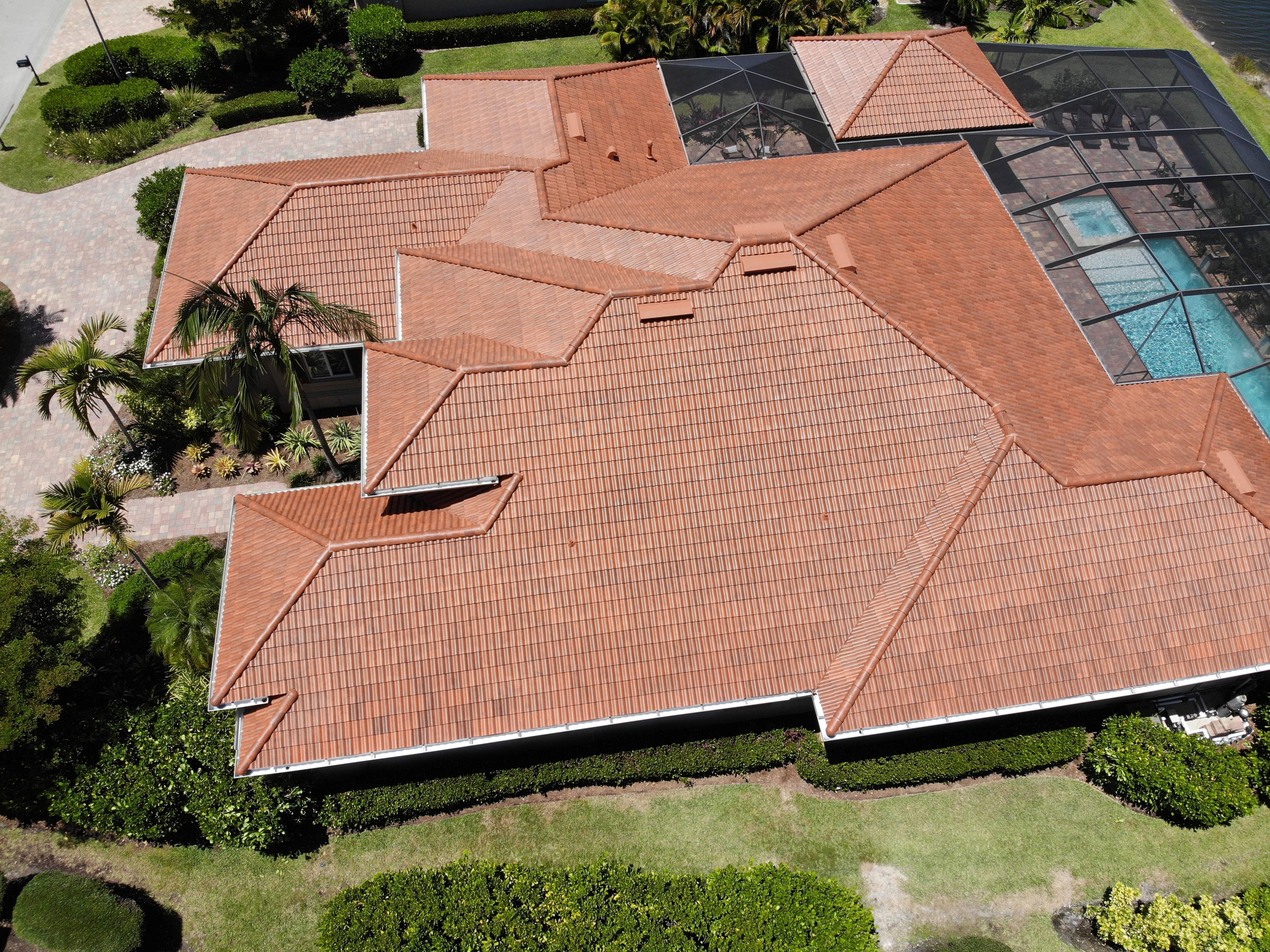 Residential Roofing Installation using Composite Spanish Tile by International Roofing