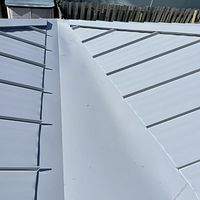 .032 Aluminum 1.5" Snap-Lock Dove Gray  by Total Roofing System The Metal Roof Experts