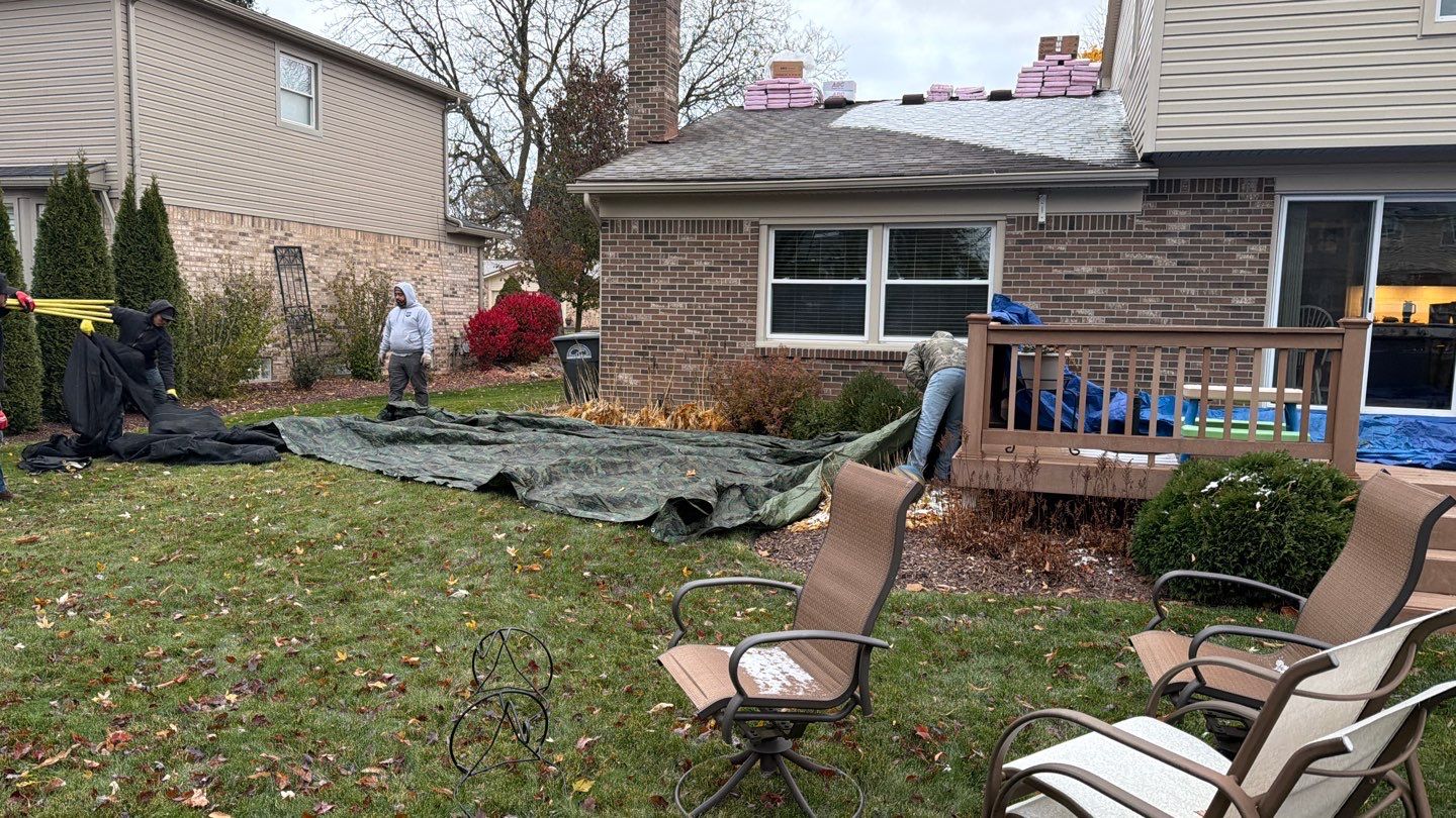 Roof Replacement using Owens Corning Teak by 180 Contractors